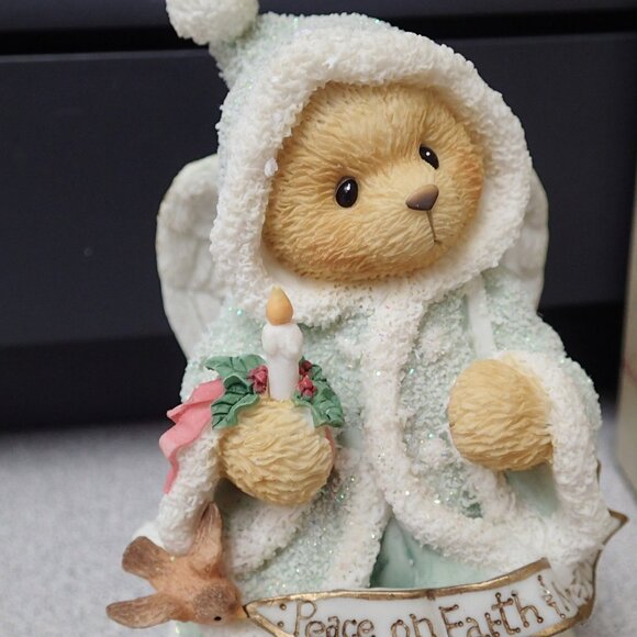 Cherished Teddies Angela "Peace on Earth and Merry Mild" Angel Figure - Picture 7 of 8